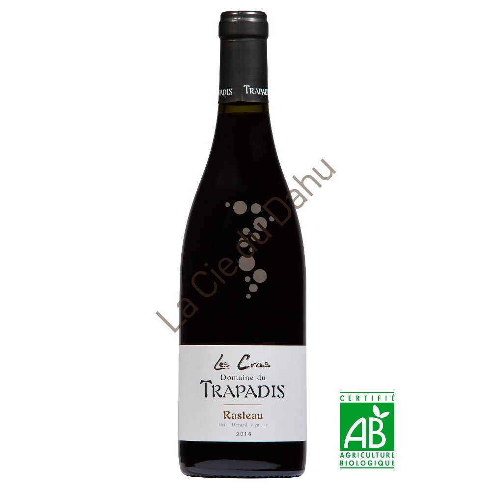 Rhone rouge domaine trapadis rasteau les cras 2016