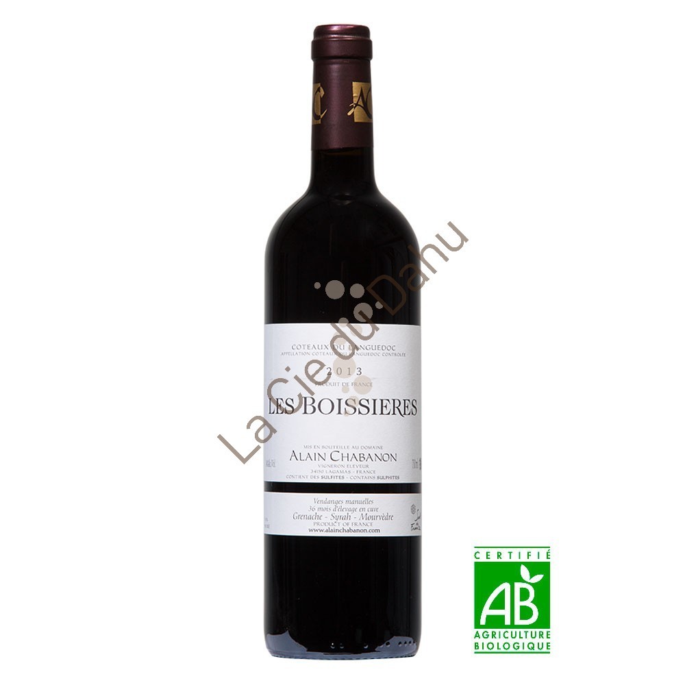 AOC Languedoc, Les Boissières 2014, rouge, Domaine Alain Chabanon, bio