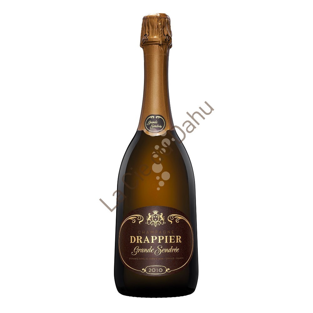Champagne Grande Sendrée 2010, cartonné, Maison Drappier