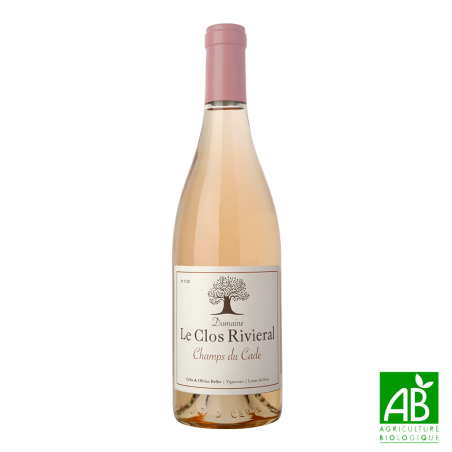 Languedoc Champs du Cade 2024, rosé, bio, domaine Clos Rivieral