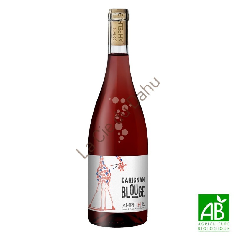 Vin de France rouge 2025, Carignan, Blouge, bio, domaine Ampelhus