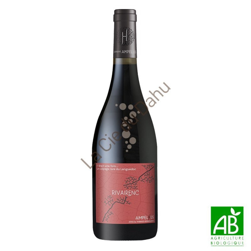 Vin de France Rivairenc, Rouge 2025, bio, domaine Ampelhus