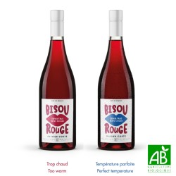 IGP Pays d’Oc Bisou Rouge Cinsault, bio, Domaine Montrose