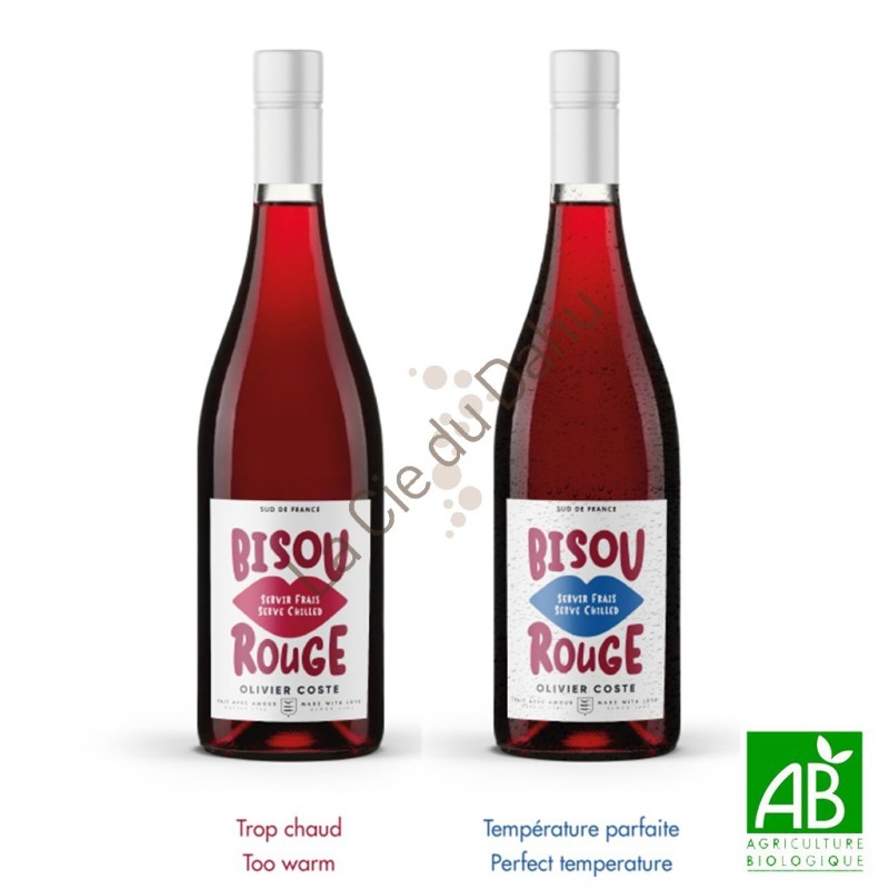 IGP Pays d’Oc Bisou Rouge Cinsault, bio, Domaine Montrose