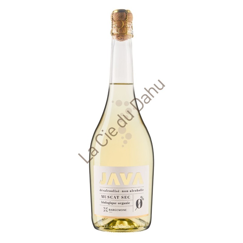 Vin Java sans alcool 0,0 % Rosé Effervescent, domaine Bargemone
