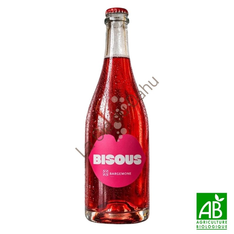 Vin de France Rouge Pétillant Bisous, bio, Domaine Bargemone