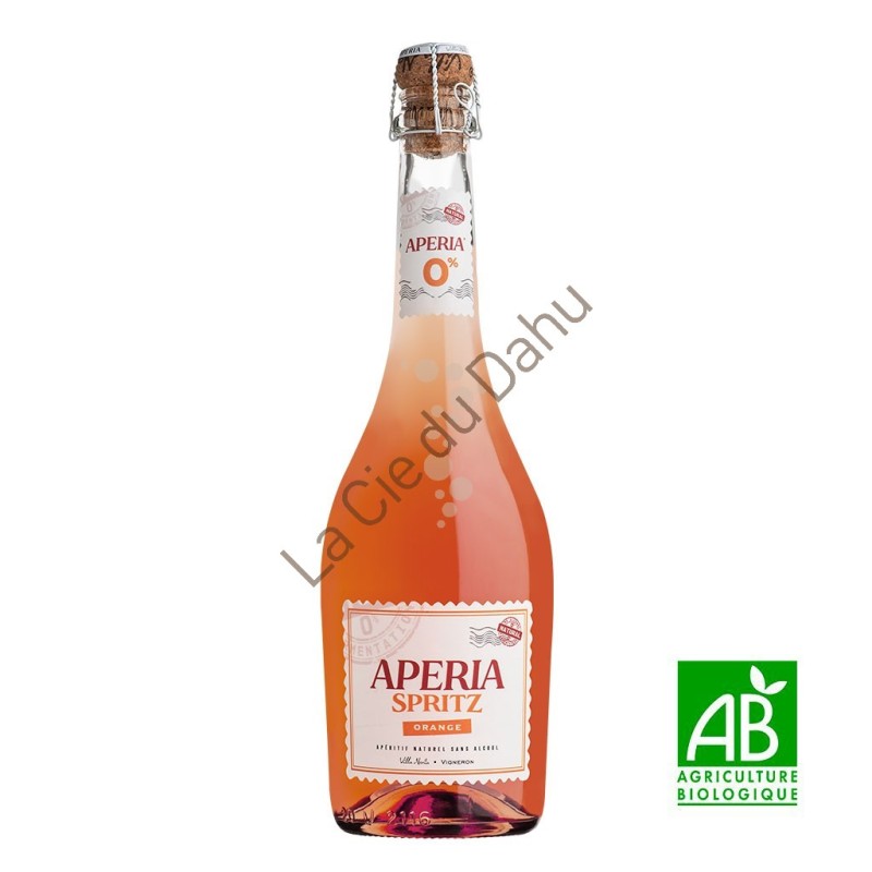 Aperia Spritz Orange , Alcool 0 % Volume, Bio, 20 cl capsule