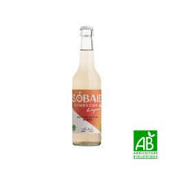 Sobaie Kombucha de vigneron, baie de raisin blanc, 33 cl, bio, Vegan