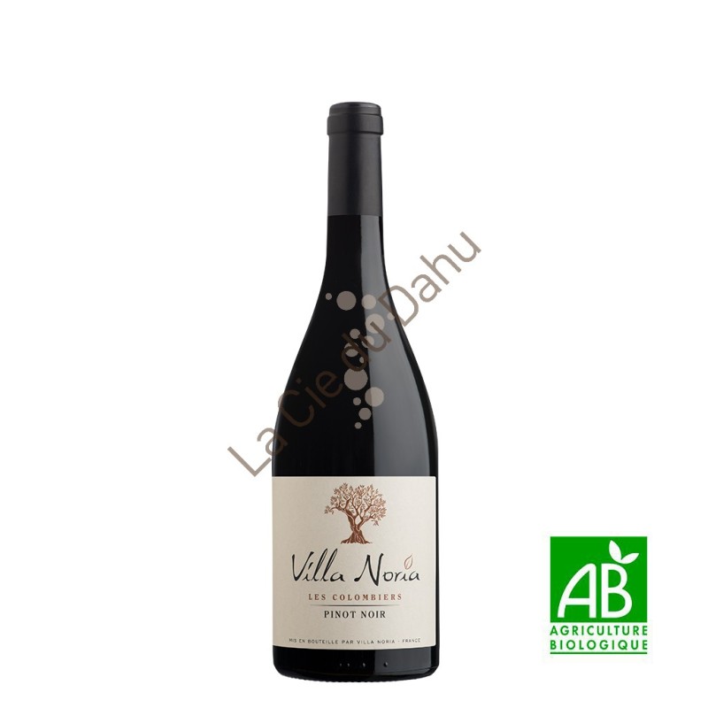 IGP Pays d'Oc Les Colombiers Pinot Noir 2024, bio, domaine Villa Noria