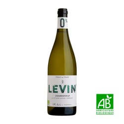 LEVIN, Blanc, Chardonnay, Vin à 0 % Alcool, bio, 75 cl, Domaine Villa Noria