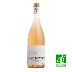Basic Instinct Orange, Vin sans soufre ajouté 12,5°, bio, 75 cl, Domaine Villa Noria